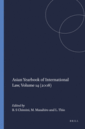 Asian Yearbook of International Law, Volume 14 (2008)