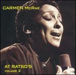 At Ratso's, Vol. 2 - Carmen McRae