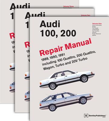 Audi 100, 200 Official Factory Repair Manual: 1989-1991: Including 100 Quattro, 200 Quattro, Wagon, Turbo and 20-Valve Models - Audi of America