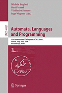 Automata, Languages and Programming: 33rd International Colloquium, ICALP 2006, Venice, Italy, July 10-14, 2006, Proceedings, Part I