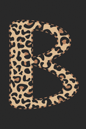 B: small lined leopard print notebook; monogrammed gifts for her