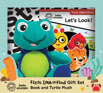 Baby Einstein: First Look and Find Gift Set: Book and Turtle Plush