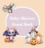 Baby Shower Guest Book Halloween themed (hardback)