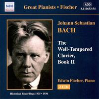 Bach: Book 2, The Well-Tempered Clavier - Edwin Fischer (piano)