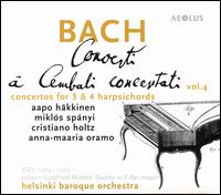 Bach: Concerti  Cembali Concertati, Vol. 4 - Aapo Hkkinen (harpsichord); Anna-Maaria Oramo (harpsichord); Cristiano Holtz (harpsichord); Mikls Spnyi (harpsichord);...