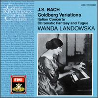 Bach:Goldberg Variations - Wanda Landowska (harpsichord)