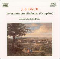 Bach: Inventions and Sinfonias (Complete) - Janos Sebestyen (piano)