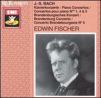 Bach: Piano Concertos Nos. 1, 4 & 5; Brandenburg Concerto No. 5 - Edwin Fischer (piano); Gareth Morris (flute); Manoug Parikian (violin); Raymond Clark (cello); Edwin Fischer (conductor)