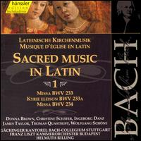 Bach: Sacred Music in Latin, Vol. 1 - Christine Schfer (soprano); Donna Brown (soprano); Ingeborg Danz (alto); James Taylor (tenor); Thomas Quasthoff (bass);...