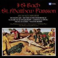 Bach: St. Matthew Passion - Arthur Ackroyd (flute); Christa Ludwig (alto); Desmond Dupre (viola da gamba); Dietrich Fischer-Dieskau (vocals);...