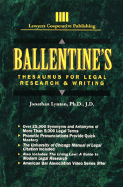 Ballentine's Thesaurus for Legal Research and Writing