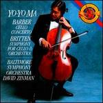 Barber: Cello Concerto; Britten: Symphony for Cello & Orchestra