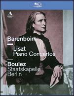 Barenboim/Boulez: Liszt - Piano Concertos [Blu-ray]