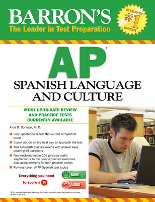 Barron's AP Spanish with MP3 CD - Springer, Alice G, PH.D., and Paolicchi, Daniel