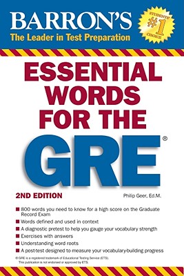 Barron's Essential Words for the GRE - Geer, Philip