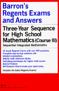 Barron's Regents Exams and Answers: Three-Year Sequence for High School Mathematics (Course I)