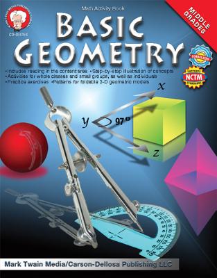 Basic Geometry, Grades 6 - 8 - Mark Twain Media (Compiled by)
