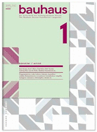 Bauhaus 1 Artist: The Bauhaus Dessau Foundation's Magazine