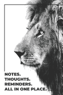 Be Strong and Courageous. Notes. Thoughts. Reminders. All in one place.: Notebook for the mind on the go.