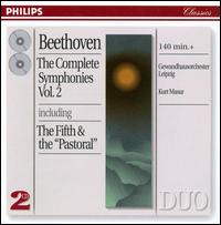 Beethoven: Complete Symphonies, Vol. 2 - Leipzig Gewandhaus Orchestra; Kurt Masur (conductor)