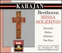 Beethoven: Missa Solemnis, Op. 123 - Agnes Baltsa (contralto); Gundula Janowitz (soprano); Jos van Dam (bass); Peter Schreier (tenor); Thomas Brandis (violin);...