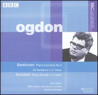 Beethoven: Piano Concerto No. 5; Variations (32) in C minor; Schubert: Piano Sonata in C minor - John Ogdon (piano); BBC Northern Symphony Orchestra; Jascha Horenstein (conductor)