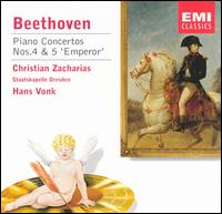 Beethoven: Piano Concertos Nos. 4 & 5 "Emperor" - Christian Zacharias (piano); Staatskapelle Dresden; Hans Vonk (conductor)