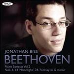 Beethoven: Piano Sonatas, Vol. 2 - Nos. 4, 14 'Moonlight', 24, Fantasy in G minor