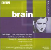 Beethoven: Quintet for Piano & Wind Instruments; Jacob: Sextet for Wind Quintet & Piano; Hindemith: Sonata for Horn & - Benjamin Britten (piano); Cecil James (bassoon); Dennis Brain (horn); Gareth Morris (flute); George Malcolm (bassoon);...