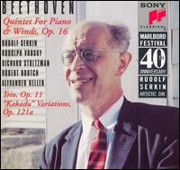 Beethoven: Quintet for Piano & Winds, Op. 16; Trio Op. 11; "Kakadu" Variations, Op. 121a - Alain Meunier (cello); Alexander Heller (bassoon); Peter Wiley (cello); Richard Stoltzman (clarinet); Robert Routch (horn);...