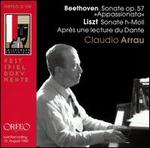 Beethoven: Sonate Op. 57 "Appassionata"; Liszt: Sonate h-Moll; Aprs une lecture du Dante