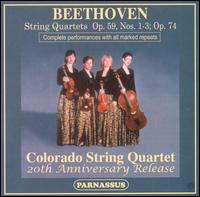 Beethoven: String Quartets, Op. 59, Nos. 1-3 & Op. 74 - Colorado String Quartet