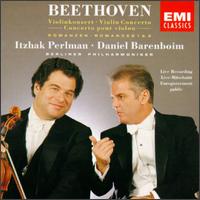 Beethoven: Violin Concerto; Romances Nos. 1 & 2 - Itzhak Perlman (violin); Berlin Philharmonic Orchestra; Daniel Barenboim (conductor)