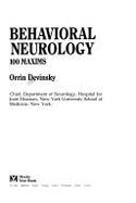 Behavioral Neurology: 100 Maxims - Devinsky, Orrin, MD