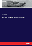 Beitr?ge zur Kritik des Buches Hiob