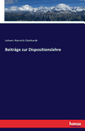 Beitrage Zur Dispositionslehre