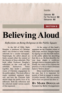 Believing Aloud: Reflections on Being Religious in the Public Square