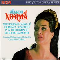 Bellini: Norma - Elizabeth Bainbridge (vocals); Fiorenza Cossotto (mezzo-soprano); Kenneth Collins (tenor); Montserrat Caballé (soprano); Plácido Domingo (tenor); Ruggero Raimondi (bass)