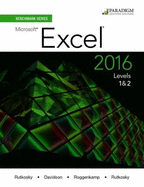 Benchmark Series: Microsoft Excel 2016 Levels 1 and 2: Text