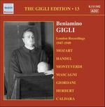 Beniamino Gigli:  London Recordings 1947-1949