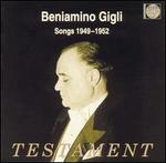 Beniamino Gigli:Songs 1949-1952