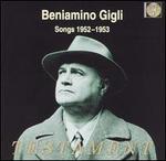 Beniamino Gigli: Songs 1952-53