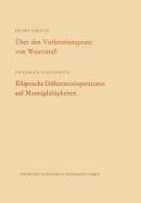 ?ber Den Vorbereitungssatz Von Weierstra? / Elliptische Differentialoperatoren Auf Mannigfaltigkeiten