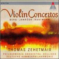 Berg, Jancek, Hartmann: Violin Concertos - Thomas Zehetmair (violin); Philharmonia Orchestra; Heinz Holliger (conductor)