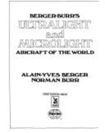 Berger-Burr's ultralight and microlight aircraft of the world - Berger, Alain-Yves, and Burr, Norman