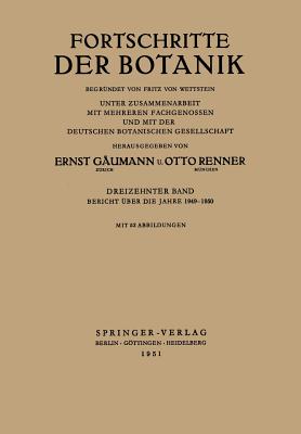 Bericht ber Die Jahre 1949-1950 - Lttge, Ulrich, and Beyschlag, Wolfram, and Bdel, Burkhard