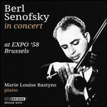 Berl Senofsky in Concert at EXPO '58, Brussels