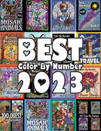 BEST Color By Number 2023: 50+ Color By Number Coloring Designs from 2023 for Adults Relaxation