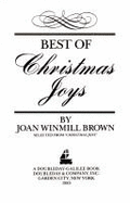 Best of Christmas Joys: Selected from Christmas Joys - Brown, Joan Winmill