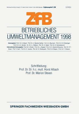 Betriebliches Umweltmanagement 1998 - Albach, Horst (Editor), and Steven, Marion (Editor)